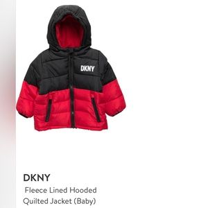 DKNY baby quilt jacket